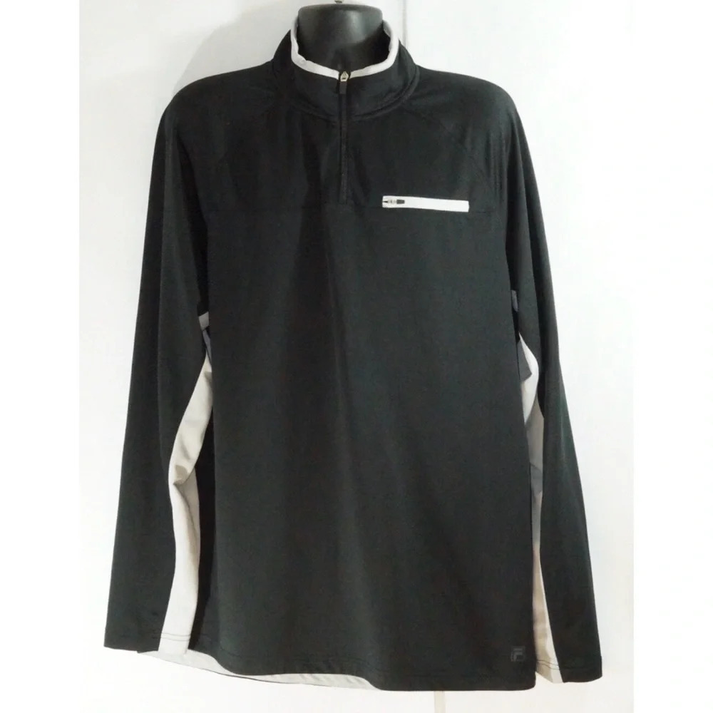 Fila Sweatshirt Pullover 1/4 Zip Size XXL